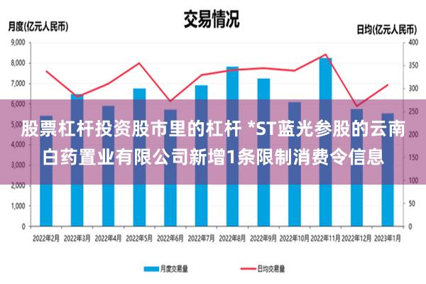 股票杠杆投资股市里的杠杆 *ST蓝光参股的云南白药置业有限公司新增1条限制消费令信息