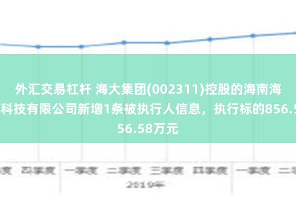 外汇交易杠杆 海大集团(002311)控股的海南海大生物科技有限公司新增1条被执行人信息，执行标的856.58万元