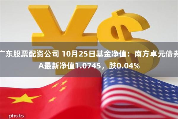 广东股票配资公司 10月25日基金净值：南方卓元债券A最新净值1.0745，跌0.04%