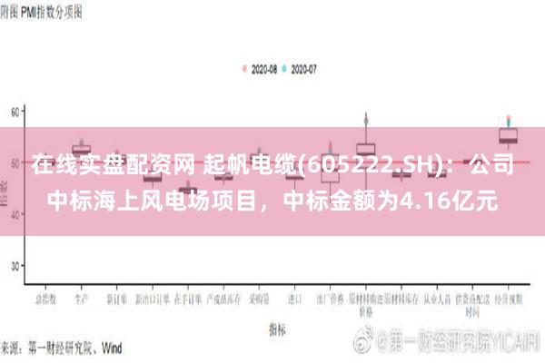 在线实盘配资网 起帆电缆(605222.SH)：公司中标海上风电场项目，中标金额为4.16亿元