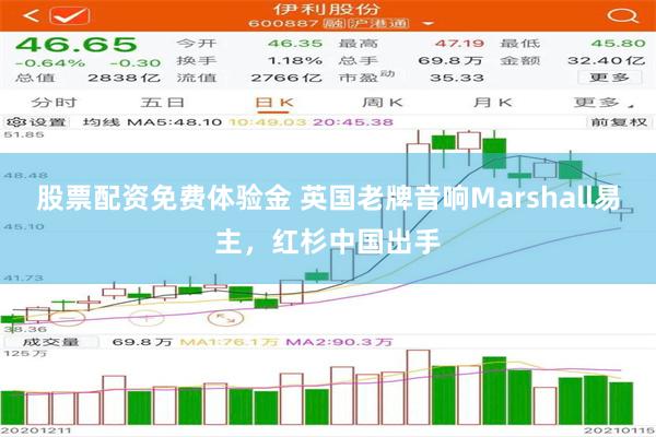 股票配资免费体验金 英国老牌音响Marshall易主，红杉中国出手